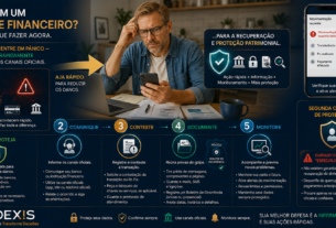 O que fazer depois de cair em um golpe financeiro: proteger a conta, comunicar o banco, contestar, registrar ocorrência e monitorar o patrimônio.