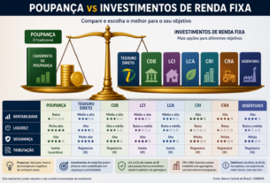 POUPANCA X RENDA FIXA
