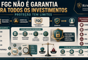 FGC: representação conceitual da proteção de investimentos elegíveis, seus limites e diferenças entre produtos garantidos e não garantidos pelo Fundo Garantidor de Créditos