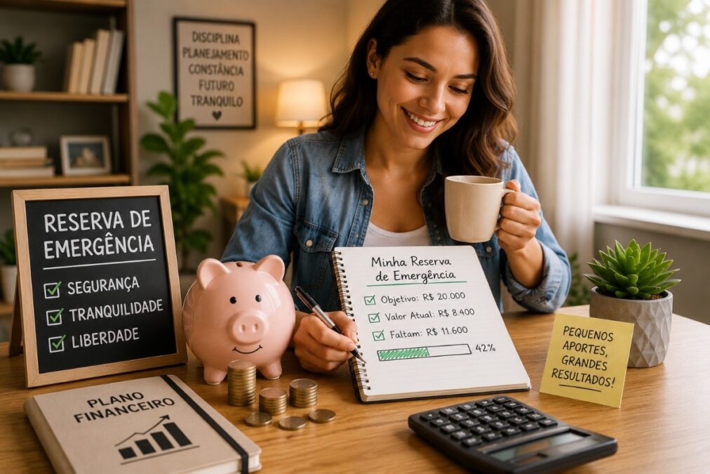 Uma reserva de emergência bem planejada proporciona segurança para enfrentar imprevistos sem comprometer seus objetivos financeiros.