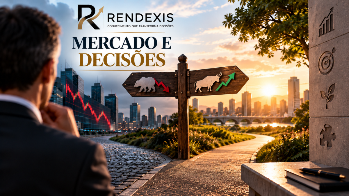 🧭 MERCADO E DECISÕES — 24/09/2026 1 Mercado e Decisões RENDEXIS com análise de cenários de alta e baixa dos mercados financeiros para tomada de decisões.