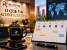 O que vai acontecer hoje na RENDEXIS com calendário econômico, eventos financeiros e indicadores dos mercados globais.